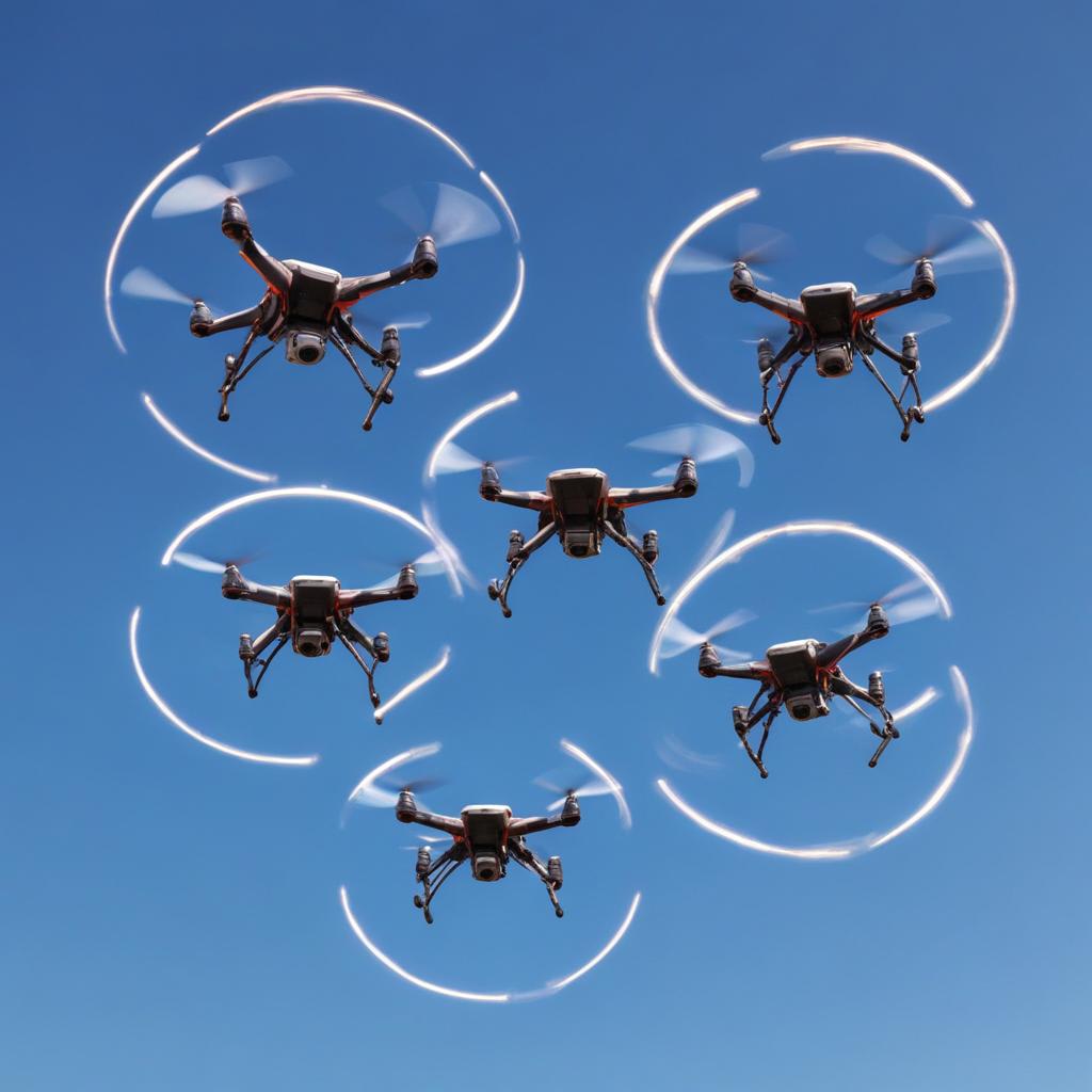 Quadcopter Formation Flying: How to Sync with Other Pilots