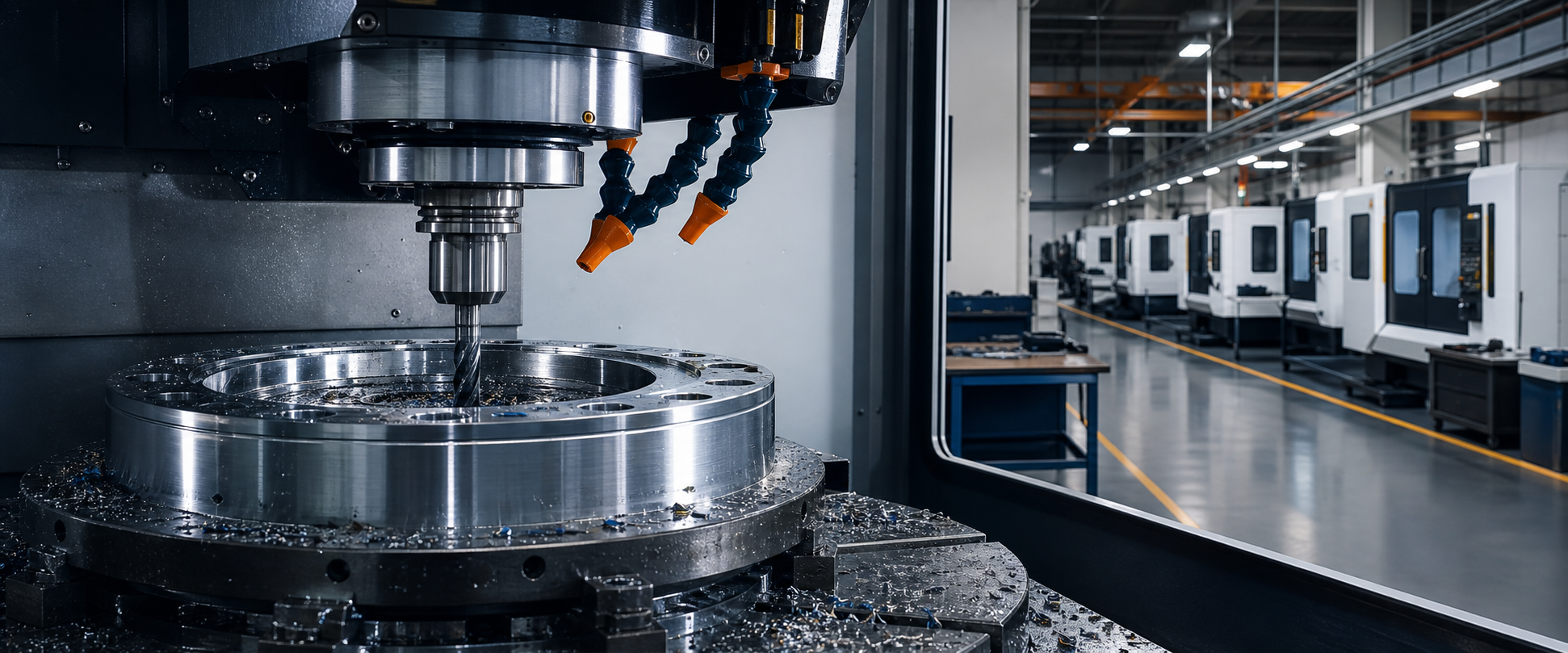 Precision CNC & VMC machining inside a modern manufacturing facility