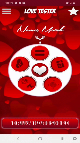 love tester and daily zodiacs