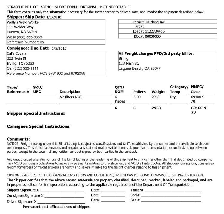 What Is A Bill Of Lading And Its Types Trademo Blog 7155