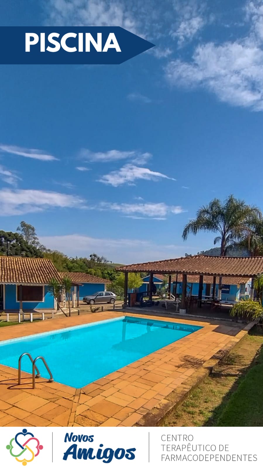 Piscina terapêutica para relaxamento