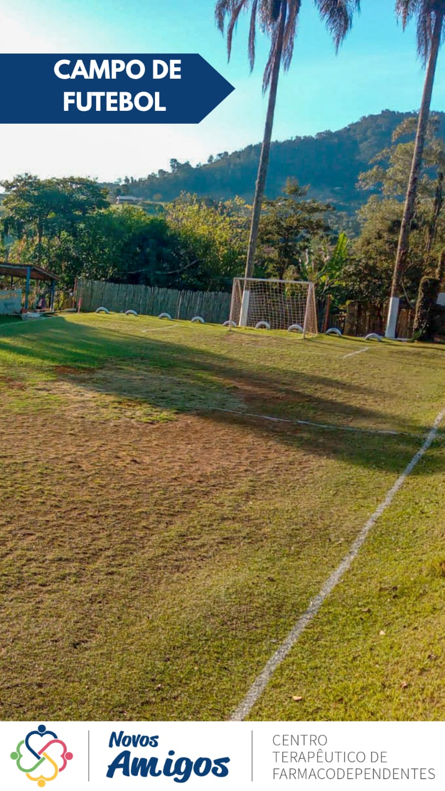 Campo de futebol da clínica