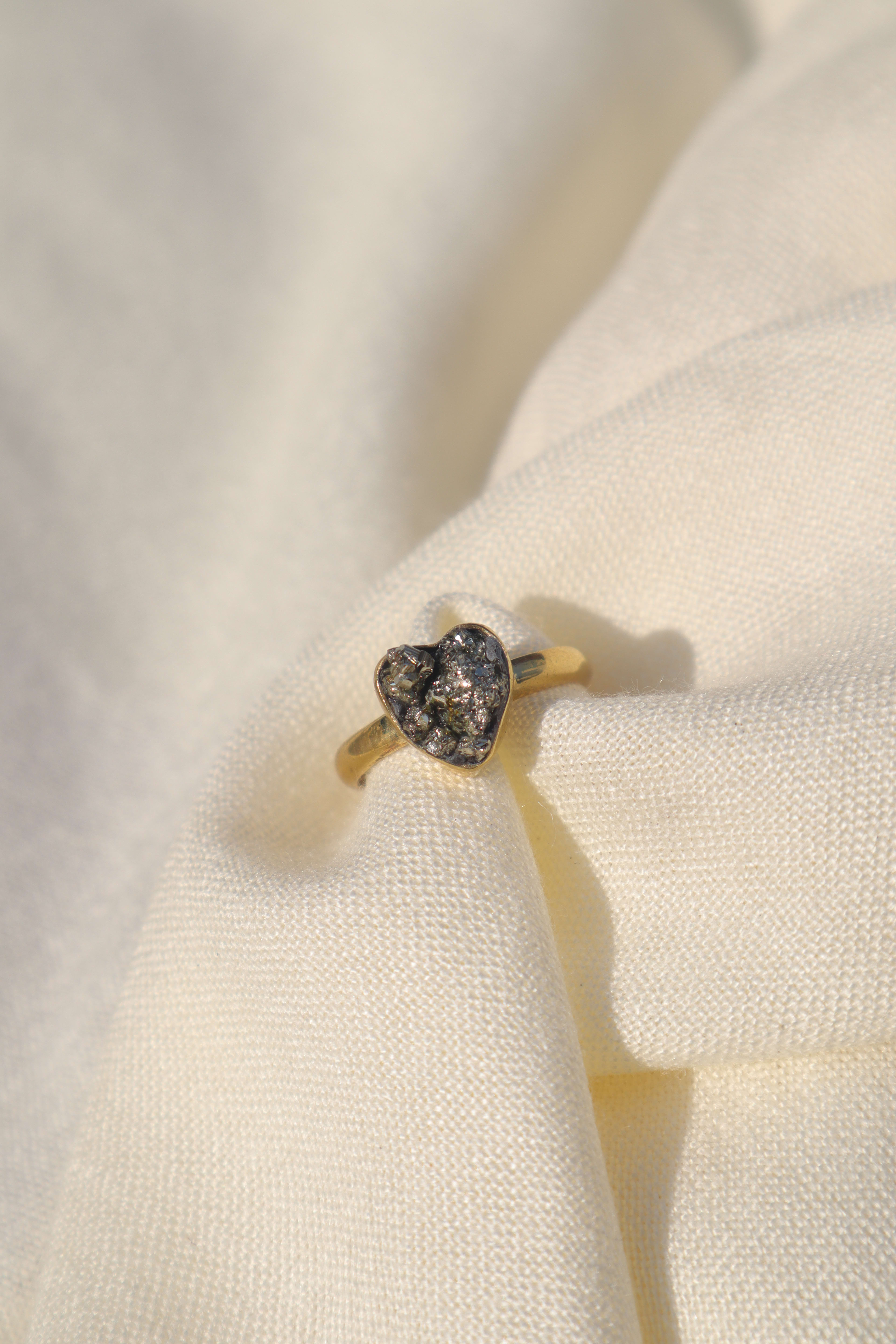 Pyrite Panchadhatu ring — 3