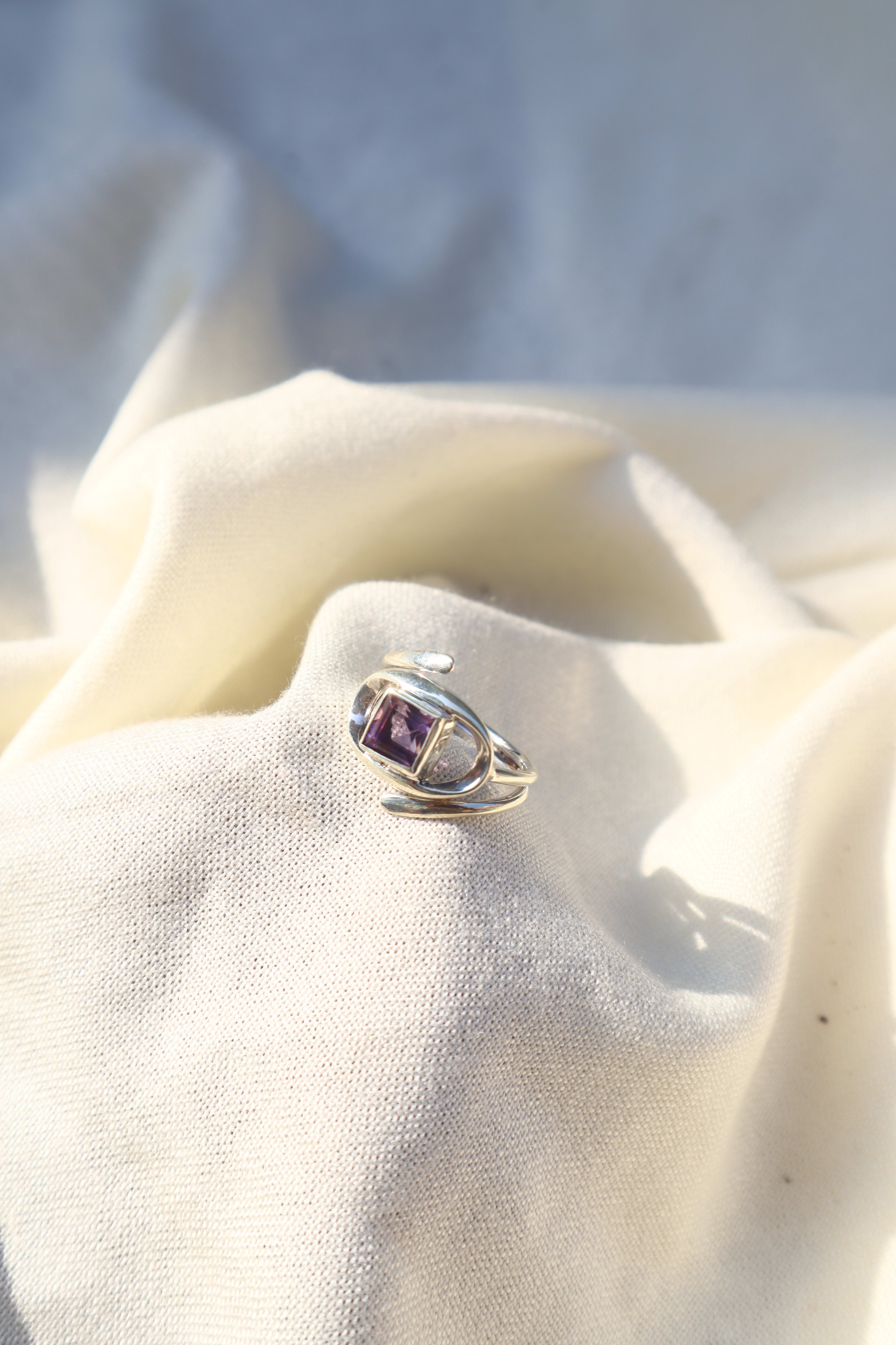 Silver Twist ring