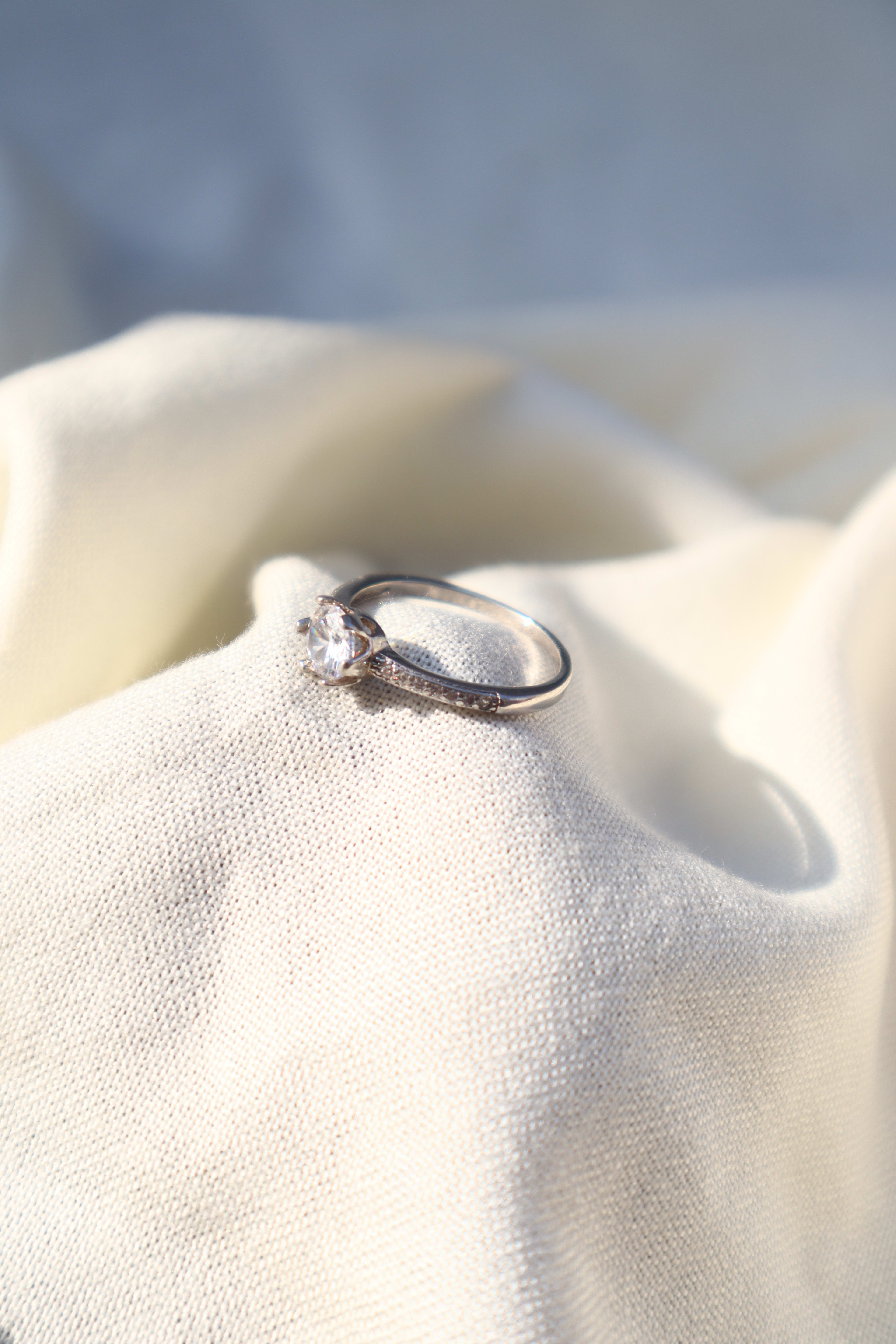 Silver promise ring