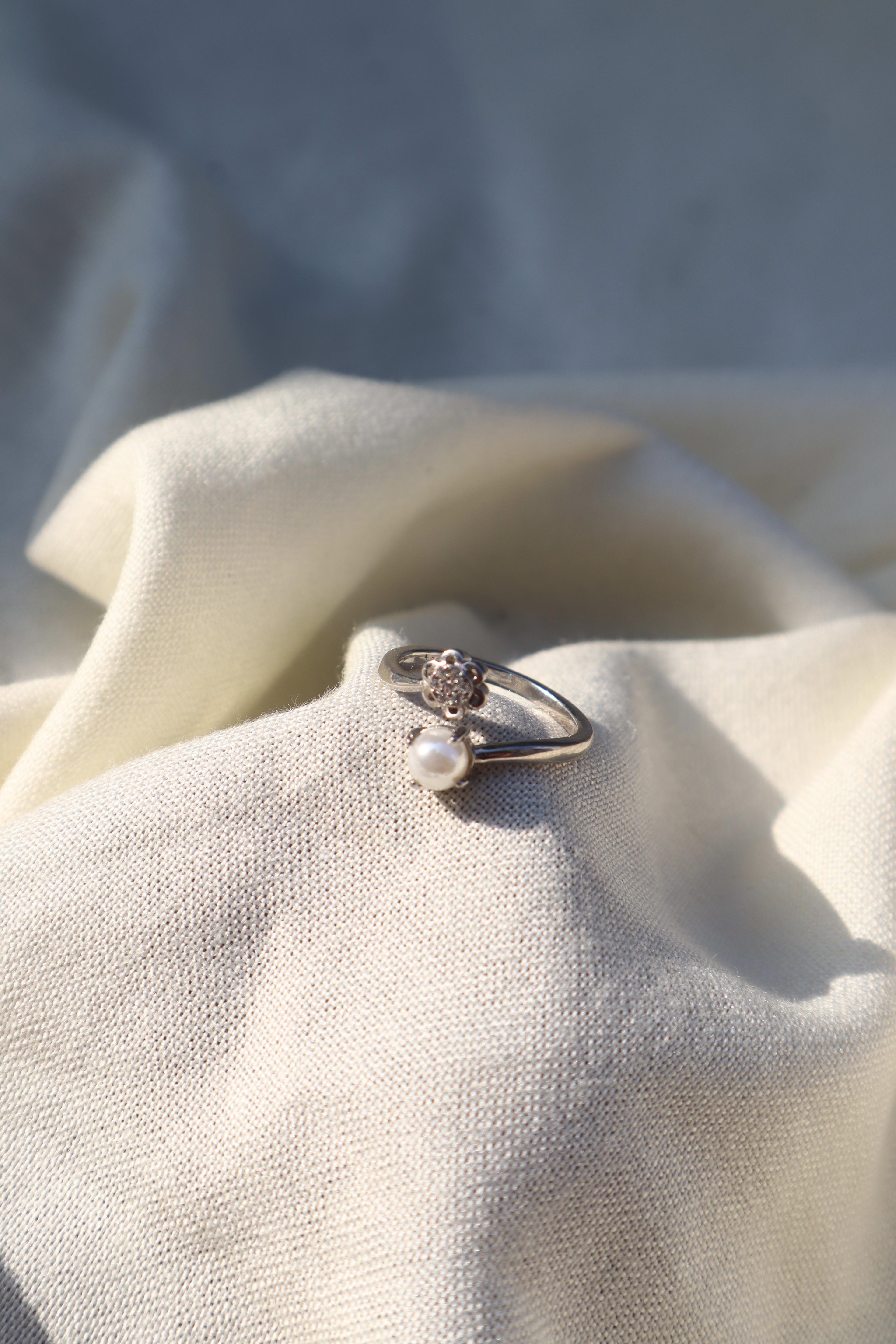 Silver Faced ring