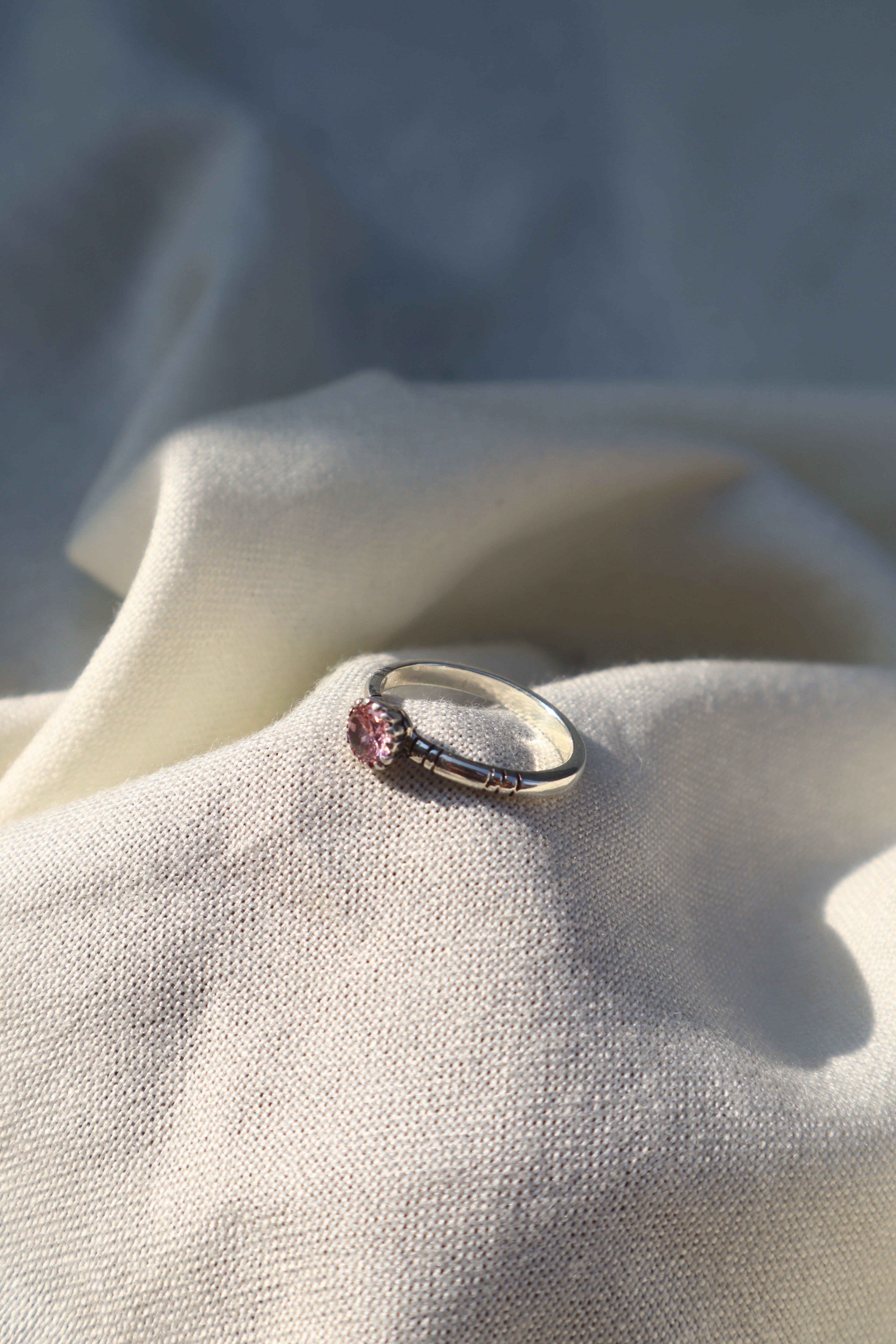 Simple Silver promise ring