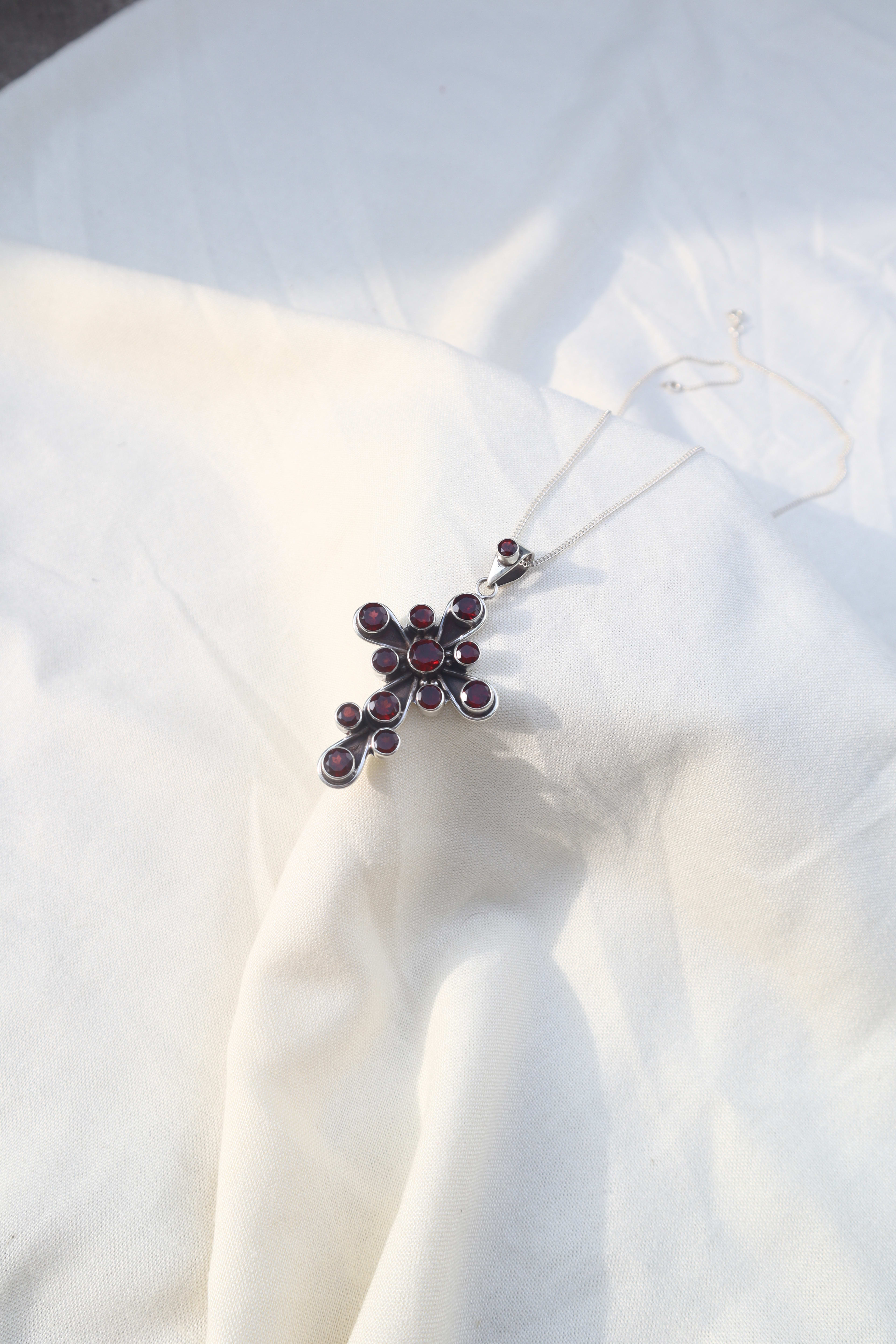 Silver Cross necklace
