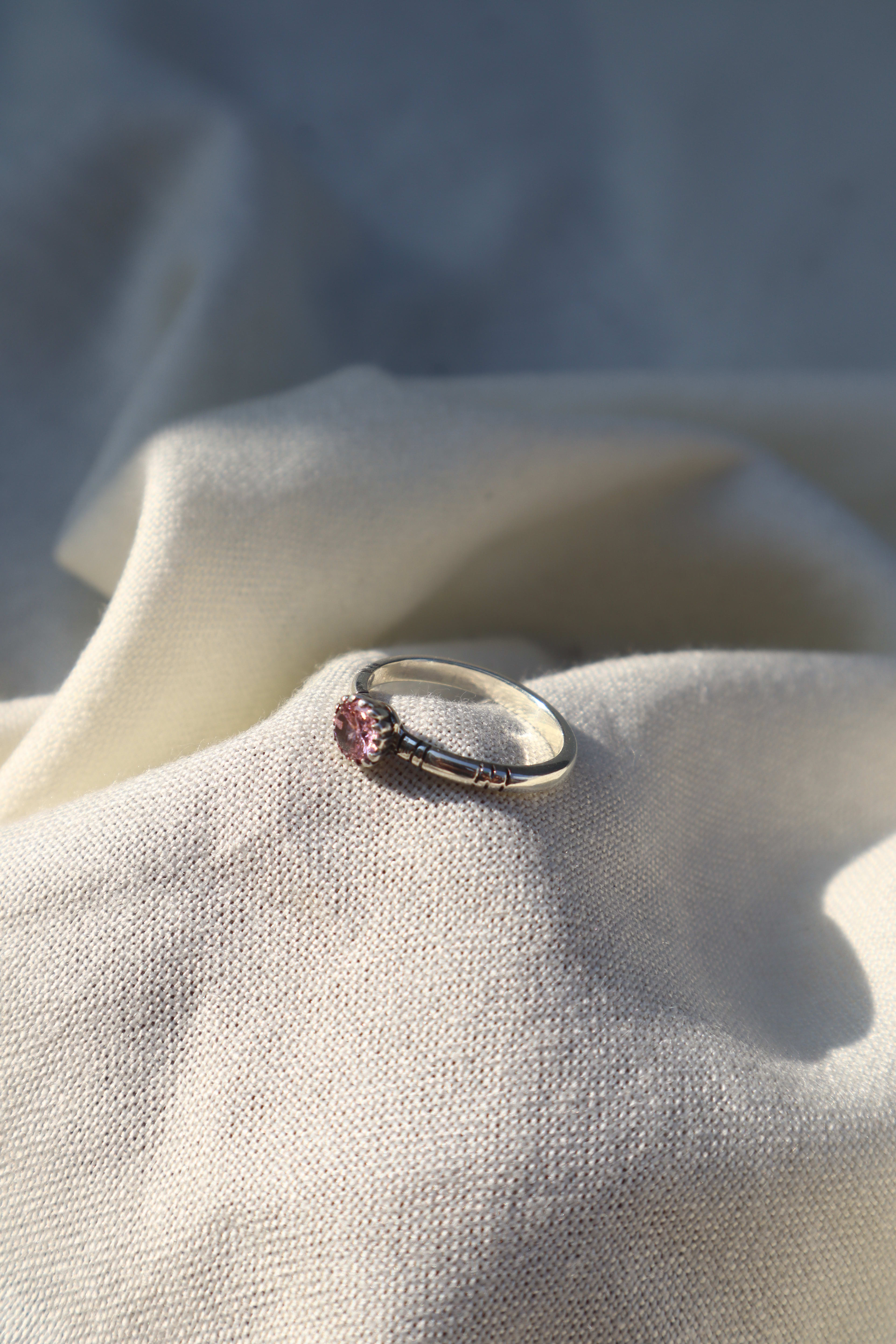 Simple Silver promise ring