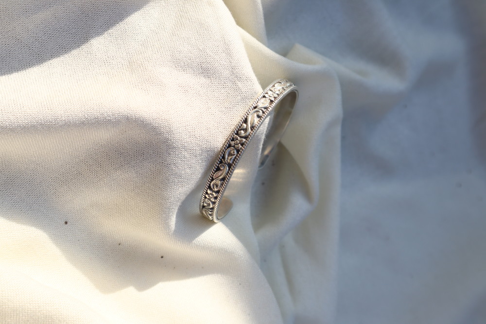 Silver Diced bracelet