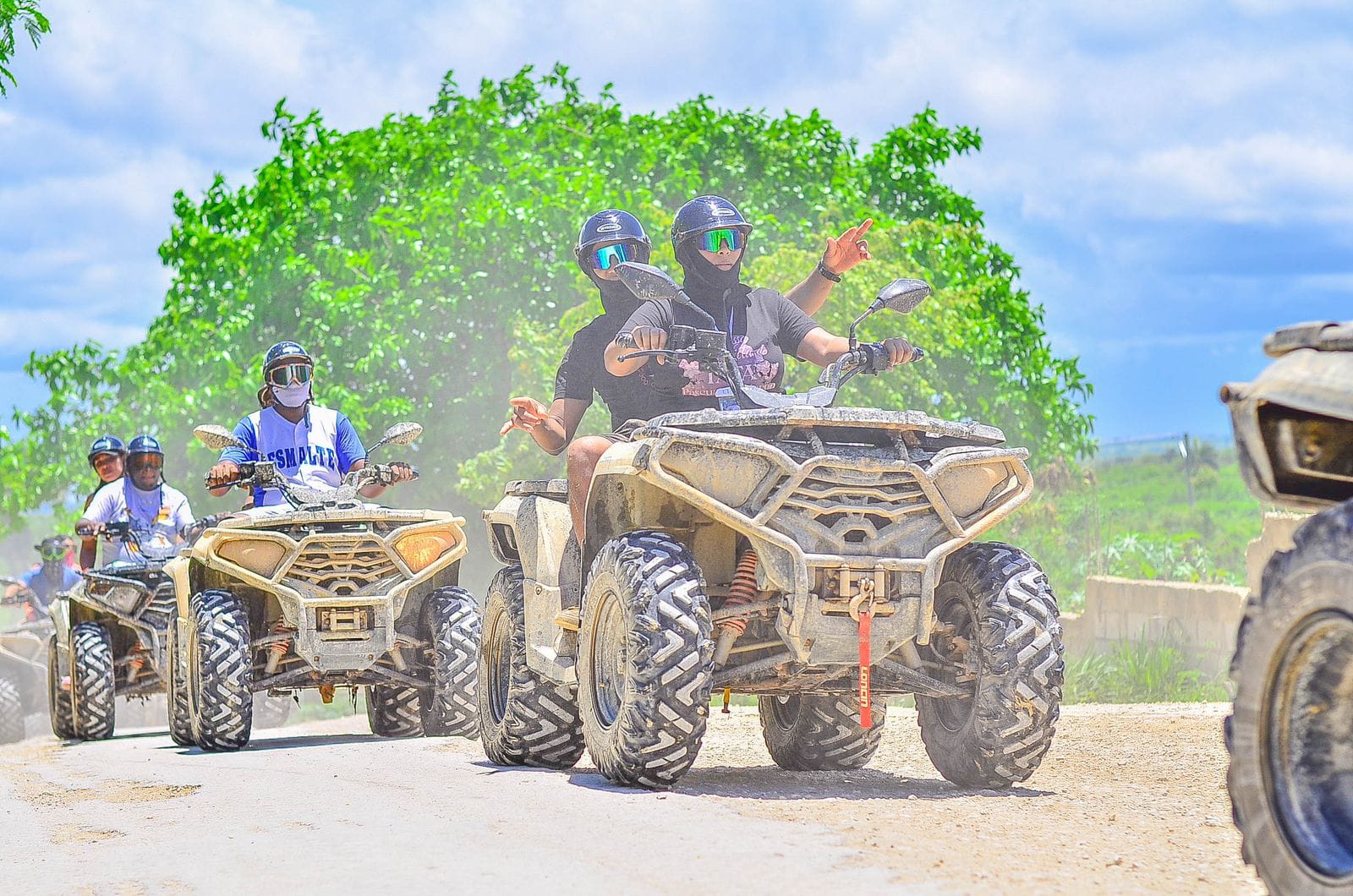 ATV adventure through tropical paradise