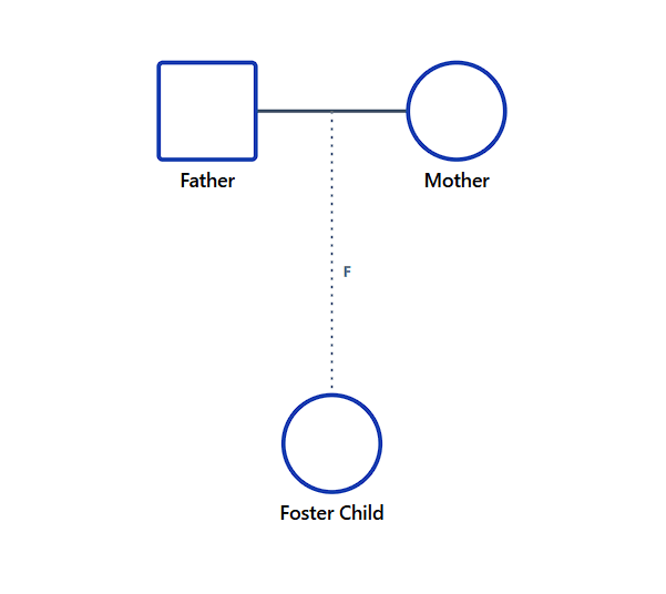 Foster Child Genogram Notation