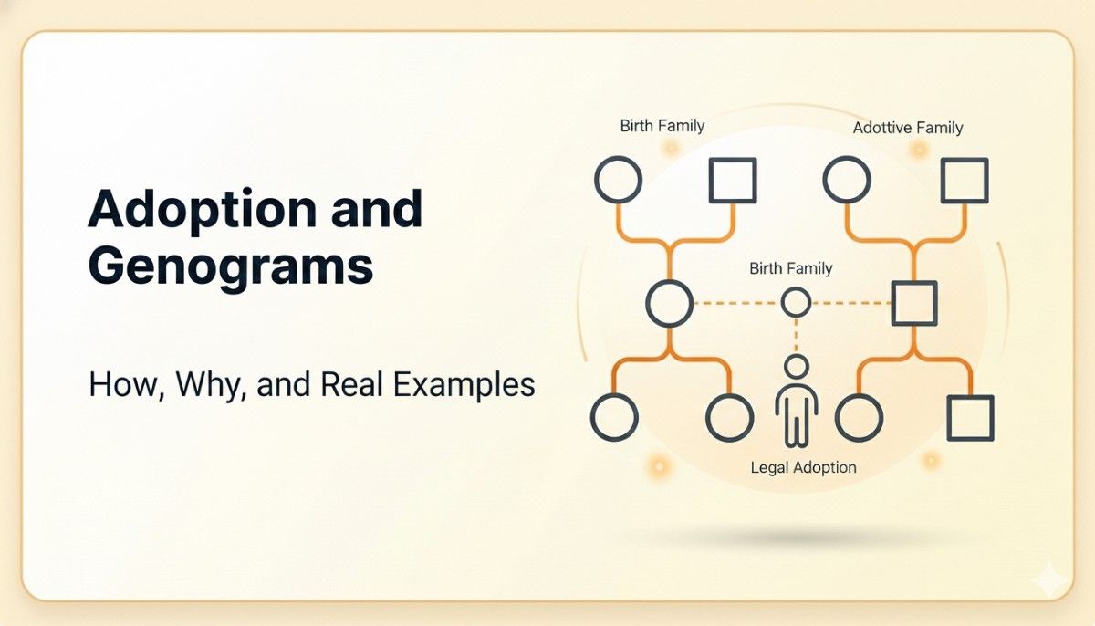 Obama Genogram Adoption in Genograms - How, Why, Templates and Examples