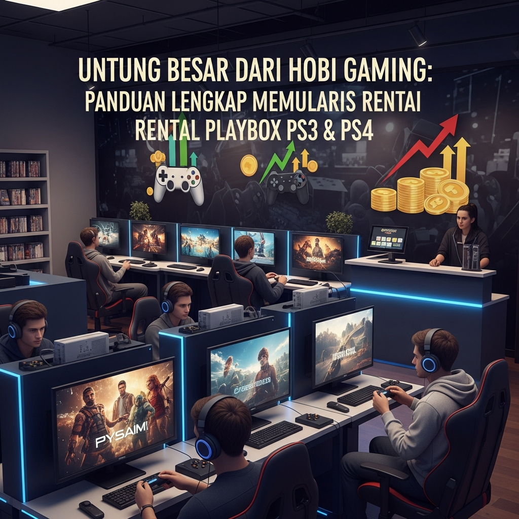 Untung Besar dari Hobi Gaming: Panduan Lengkap Memulai Bisnis Rental Playbox PS3 & PS4