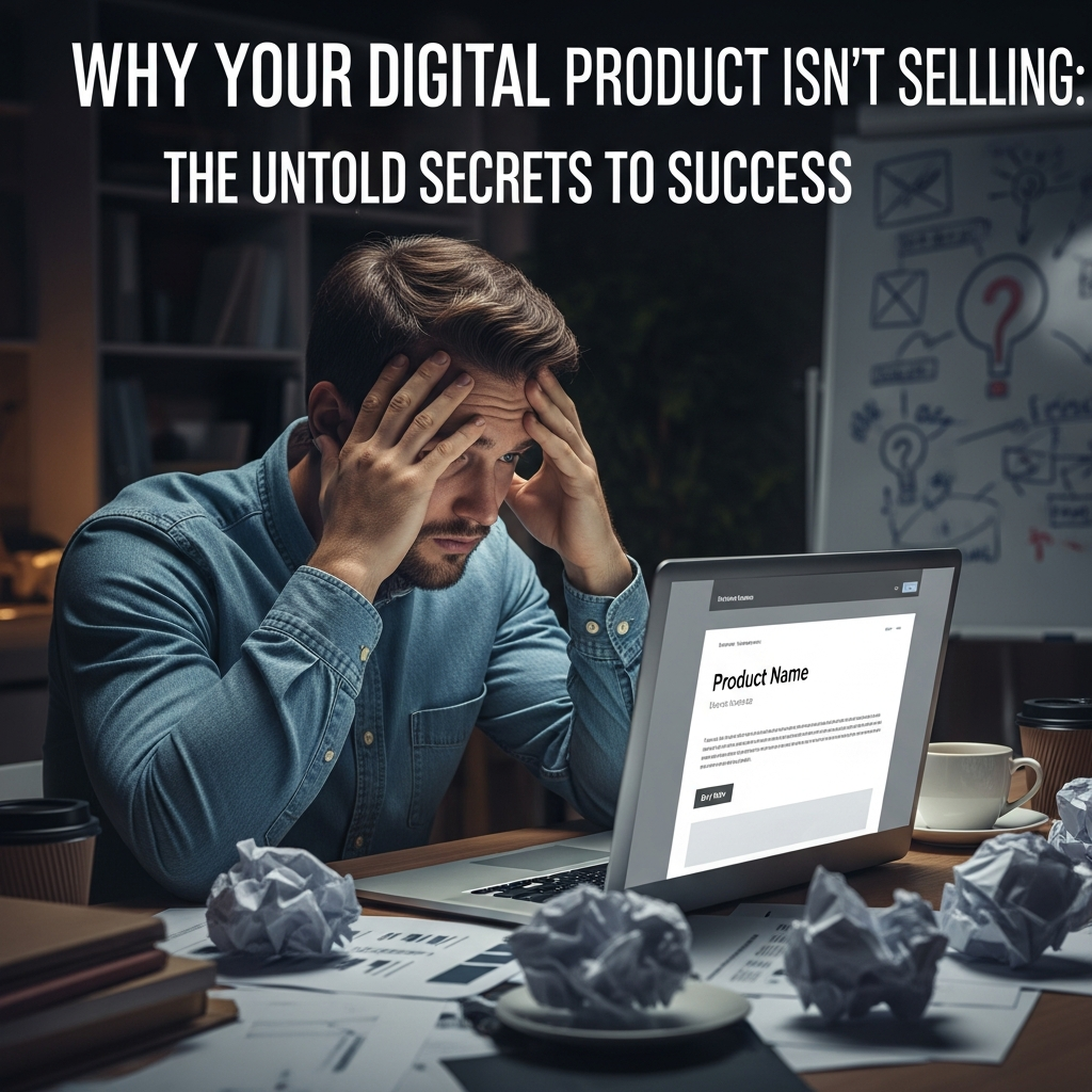 Kenapa Produk Digitalmu Gagal Laku? Rahasia Solusi yang Tak Pernah Diceritakan