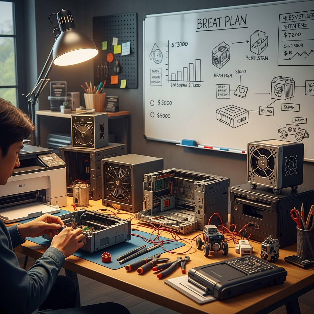 Modal Nekat & Kreatifitas: Cara Saya Ubah Printer Bekas Jadi Bisnis Omset Jutaan