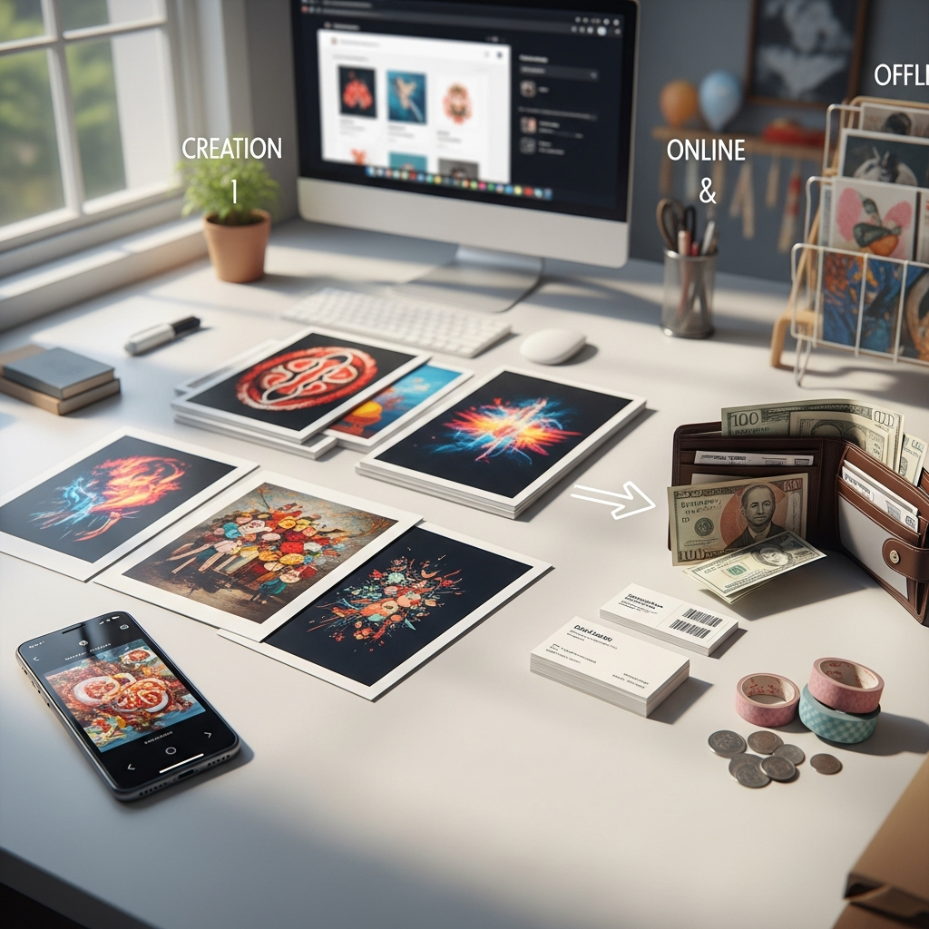 Dari Layar Ponsel ke Dompet Penuh: Panduan Lengkap Jualan Cetakan Online & Offline