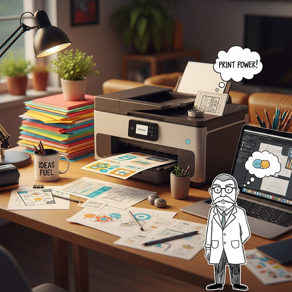 Cuma Butuh Printer & Ide Gila: Resep Anti Gagal Buka Usaha Percetakan Mandiri di Rumah
