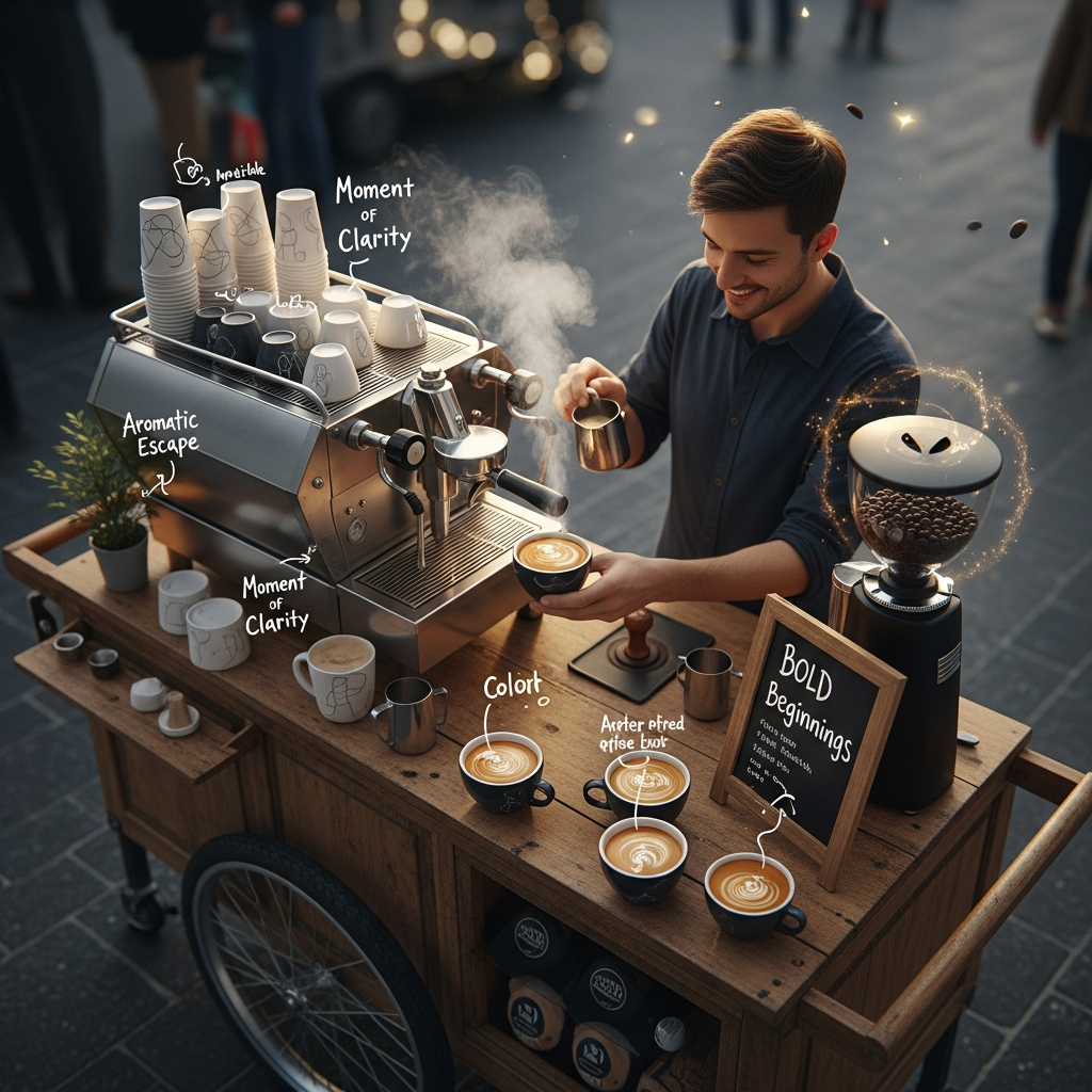 Bukan Sekadar Manis: Psikologi Rasa dan Trik Marketing Ajaib Kopi Gerobak Pencuri Perhatian