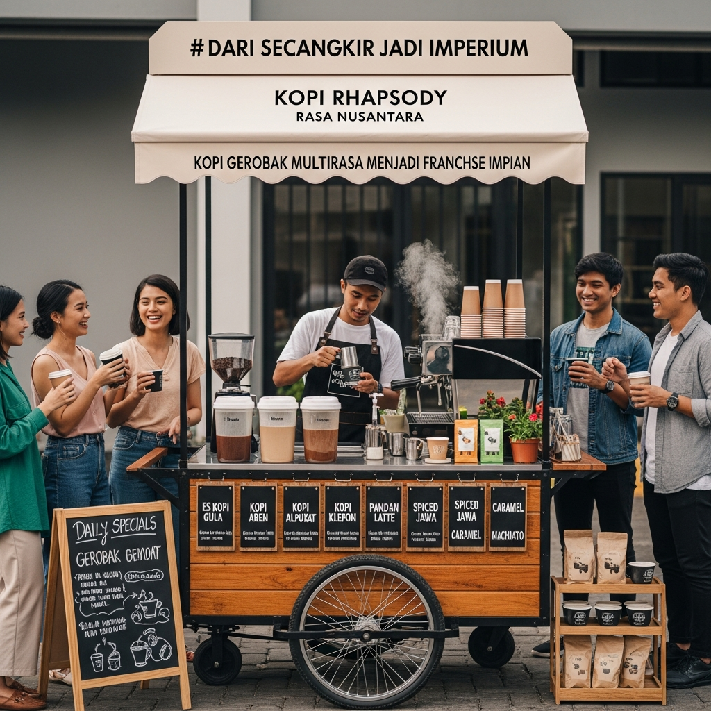 Dari Secangkir Jadi Imperium: Blueprint Mengembangkan Kopi Gerobak Multirasa Menjadi Franchise Impian