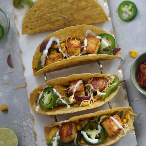 Paneer taco