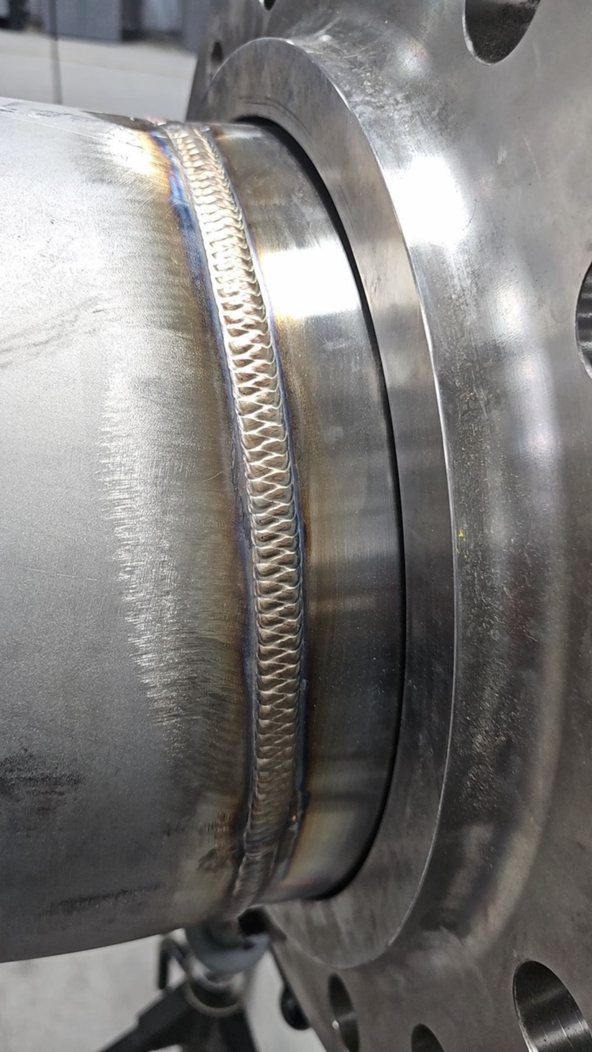 Welder at work