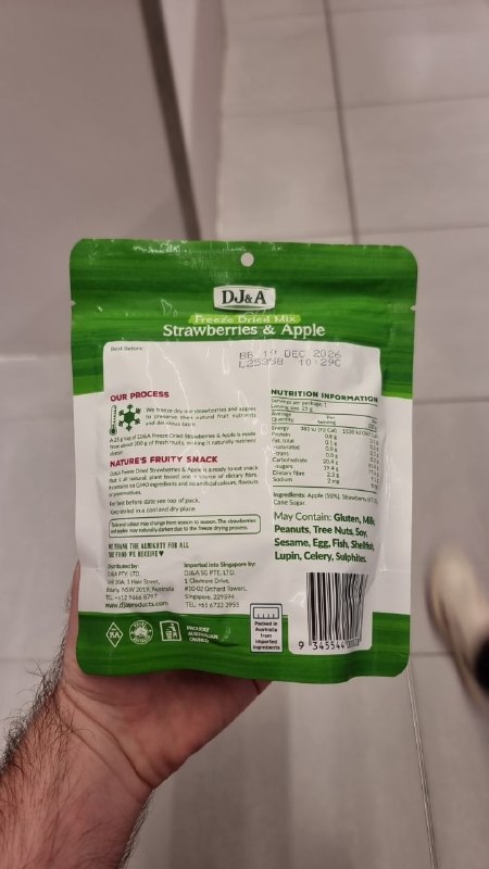 Freeze Dried Mix Strawberries & Apple