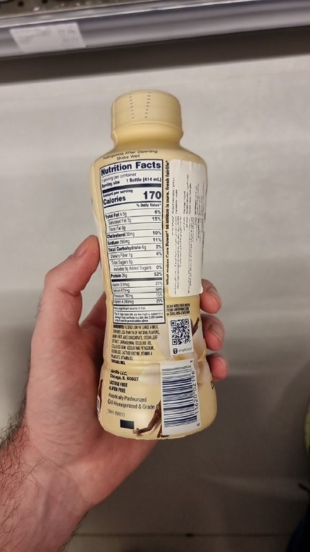 Core Power Vanilla High Protein Milk Shake