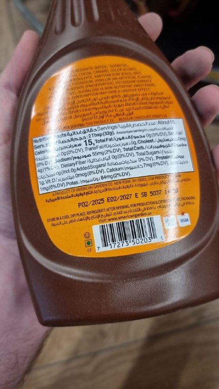Regular Chocolate Syrup