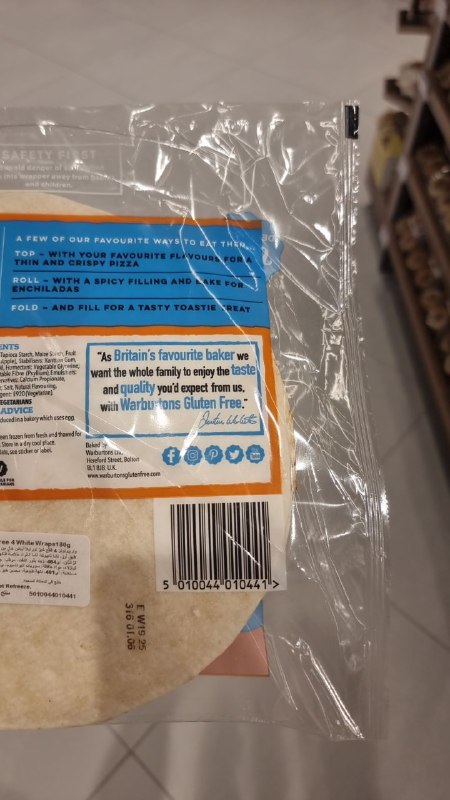 Free From White Wraps