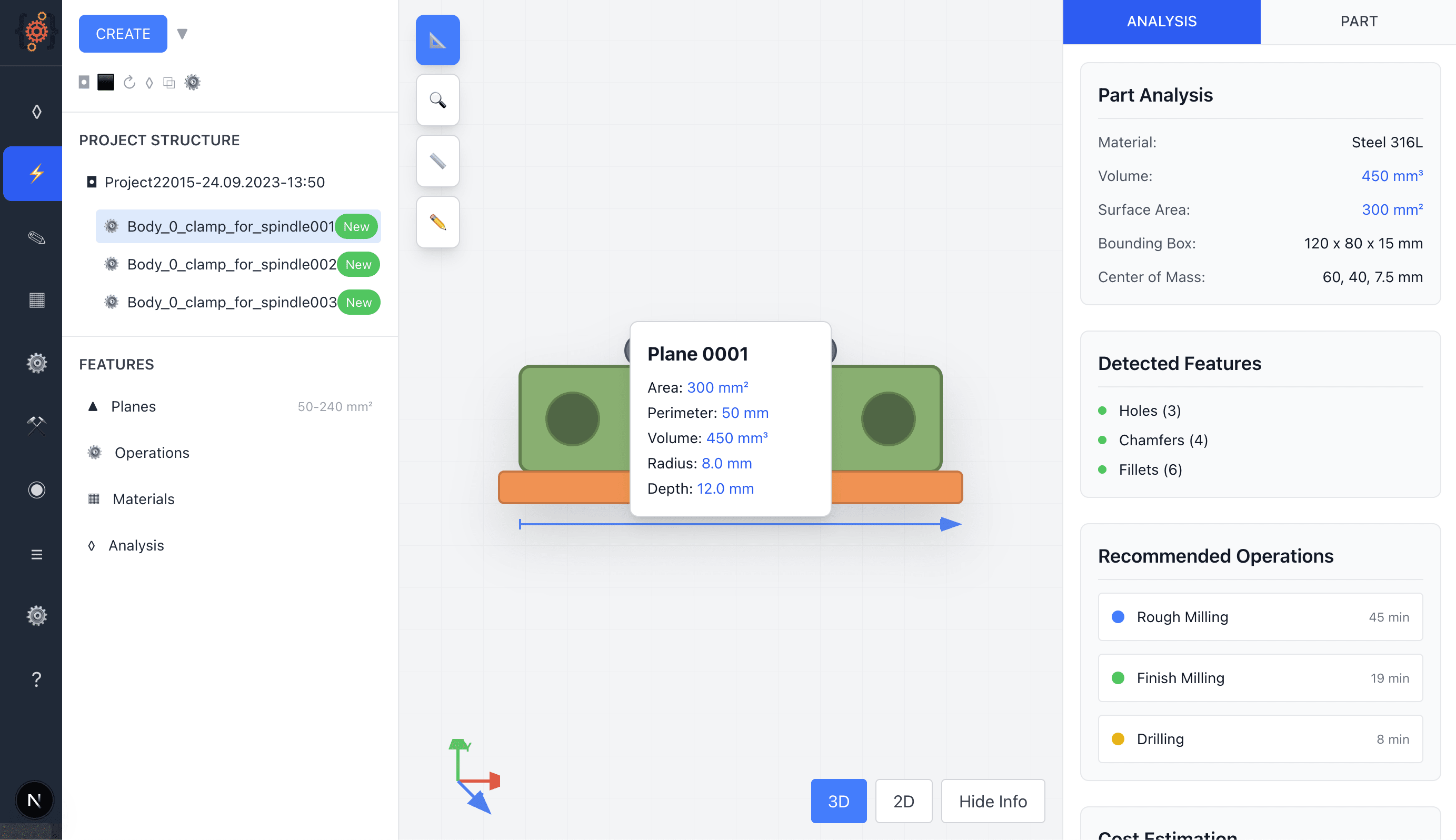 Part Pilot Demo Interface - AI-powered manufacturing analysis platform
