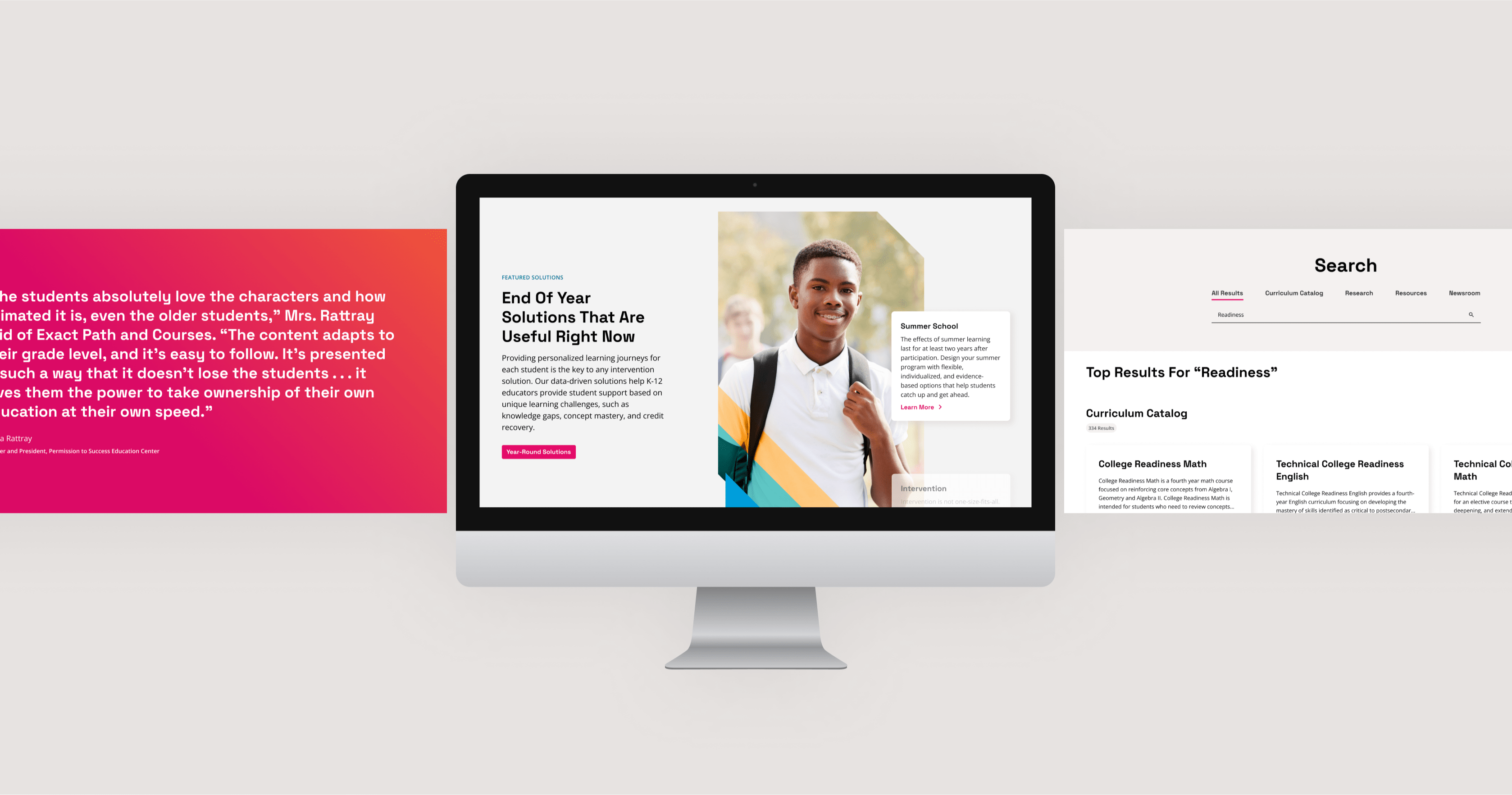 Edmentum macbook mockup page spread banner Hero