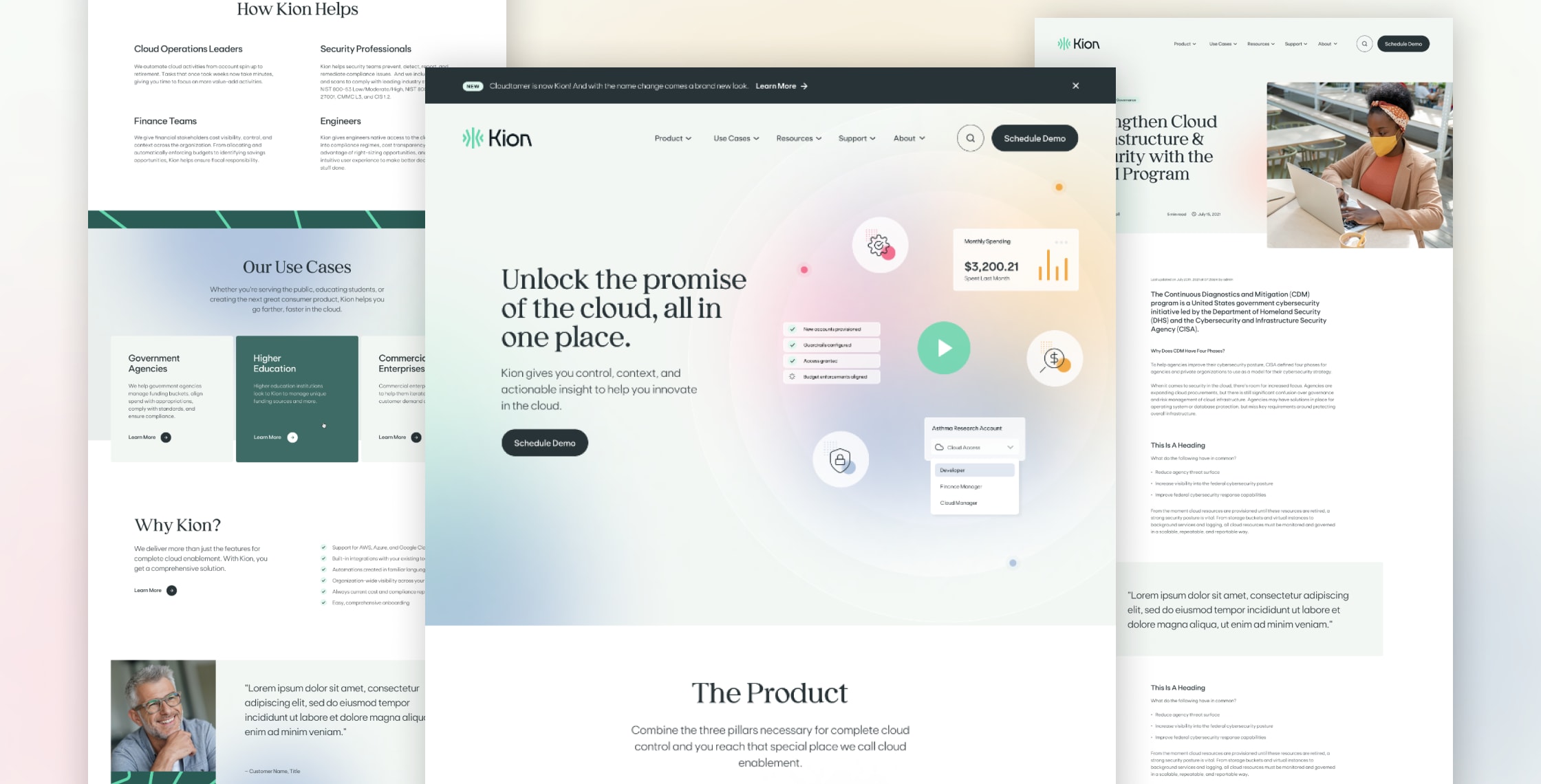 Kion banner image ui pages Hero