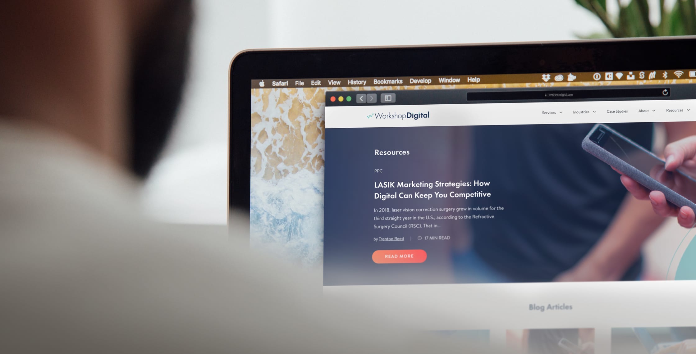 Workshop banner image - lifestyle mockup Hero