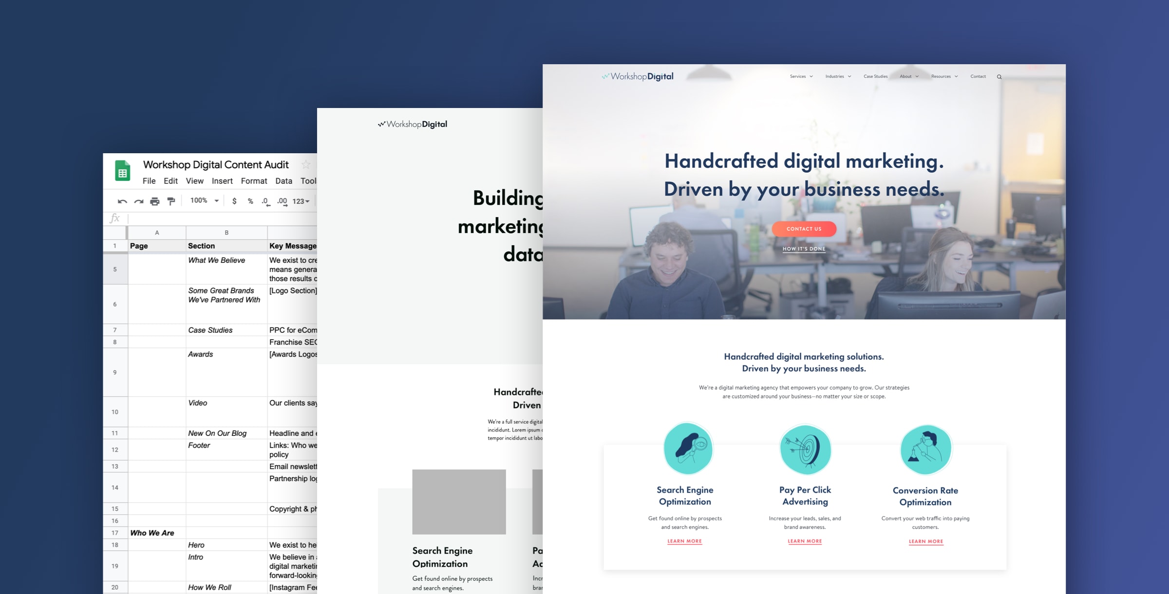 Workshop banner image - content to ui progression Hero