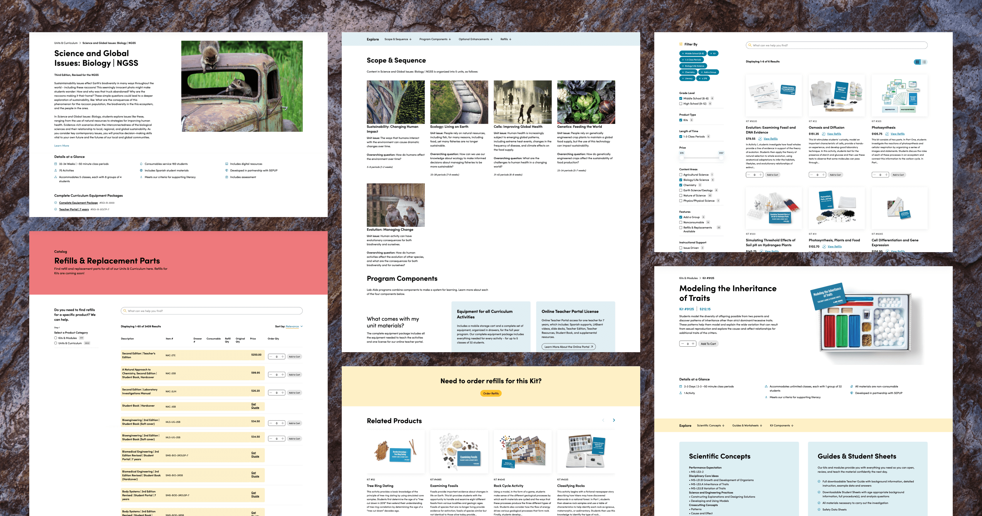 Lab-Aids ui spread Hero