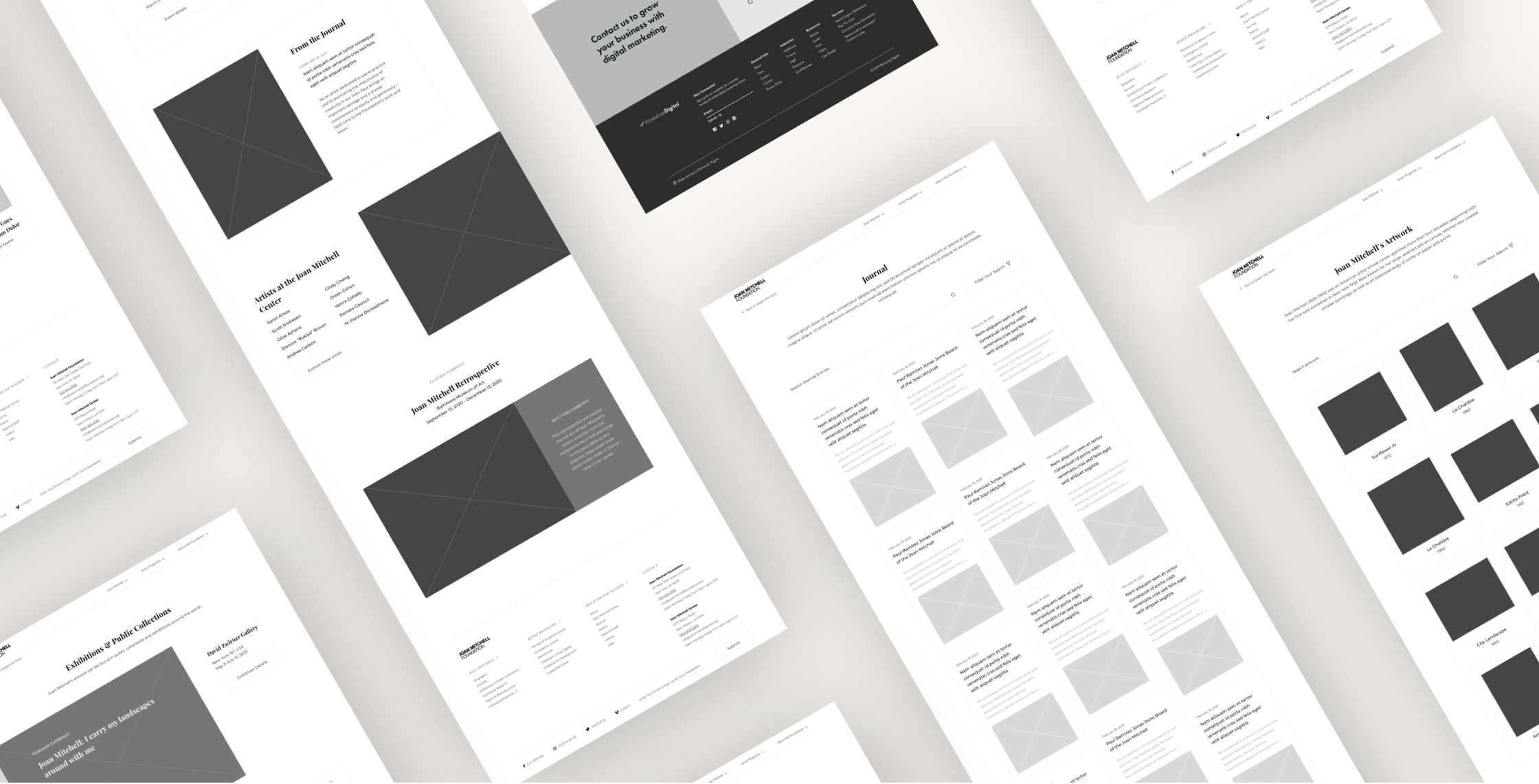 JMF banner image - wireframes Hero