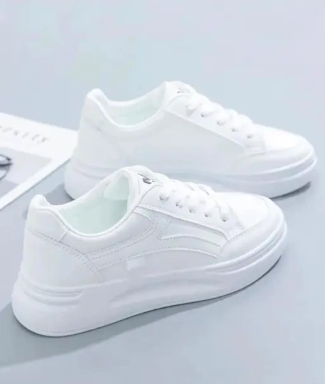 white sneaker