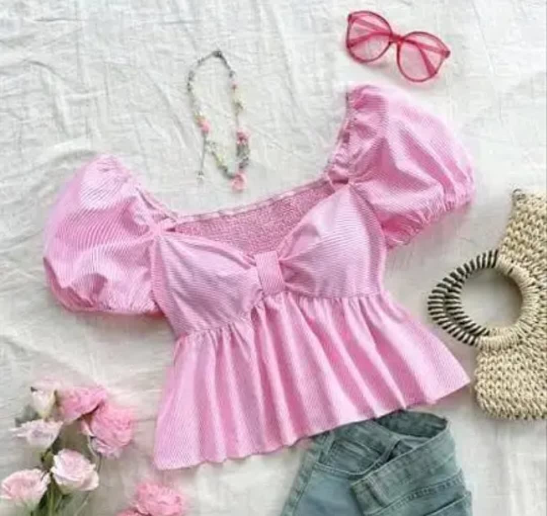 pink Crop Top