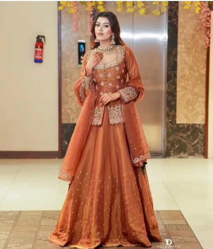 Orange Lehenga