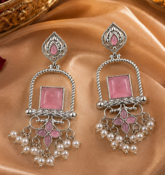 Geometric Drop Earrings