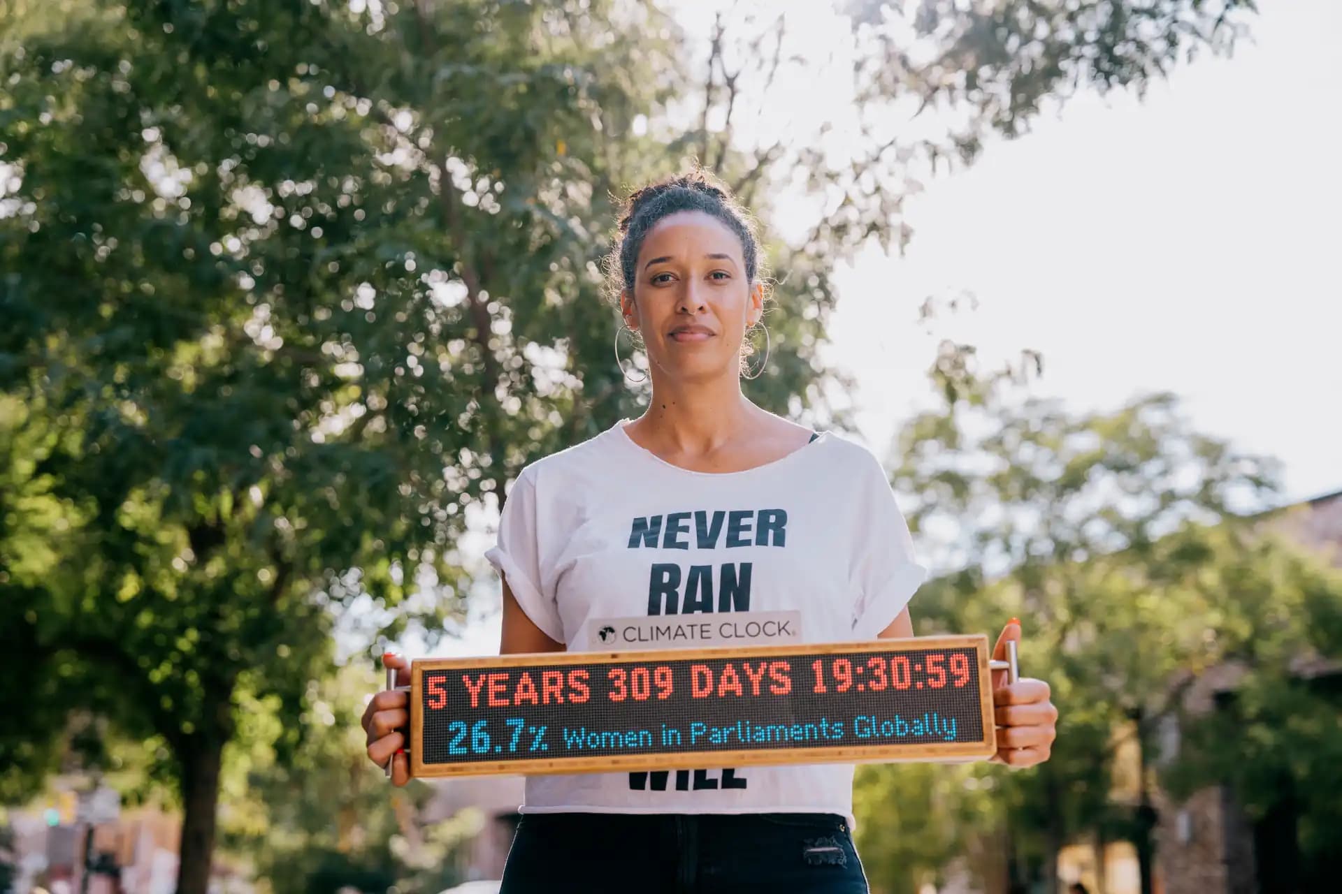 Climate Clock project - activists working together