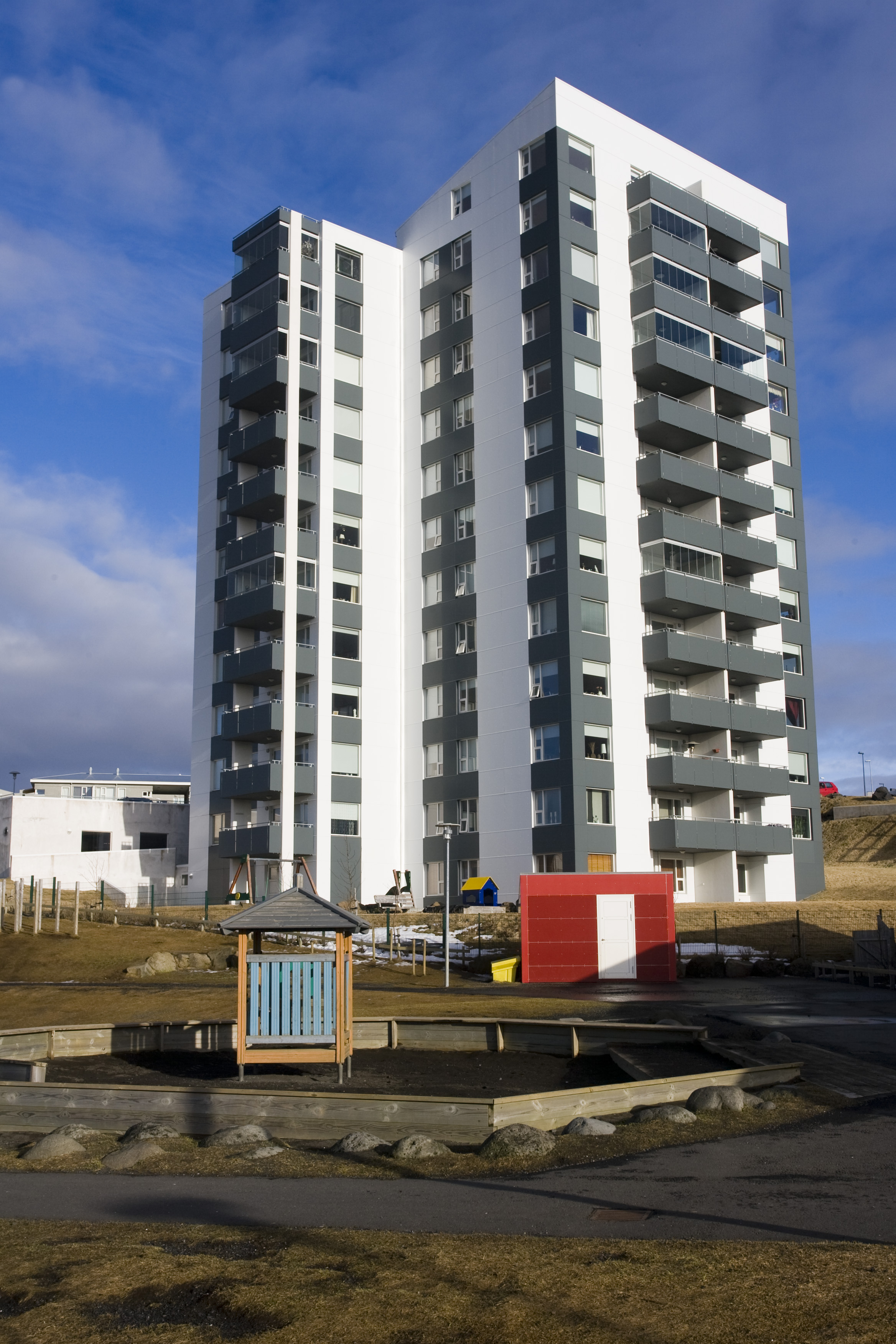 Multi-story residential buildings