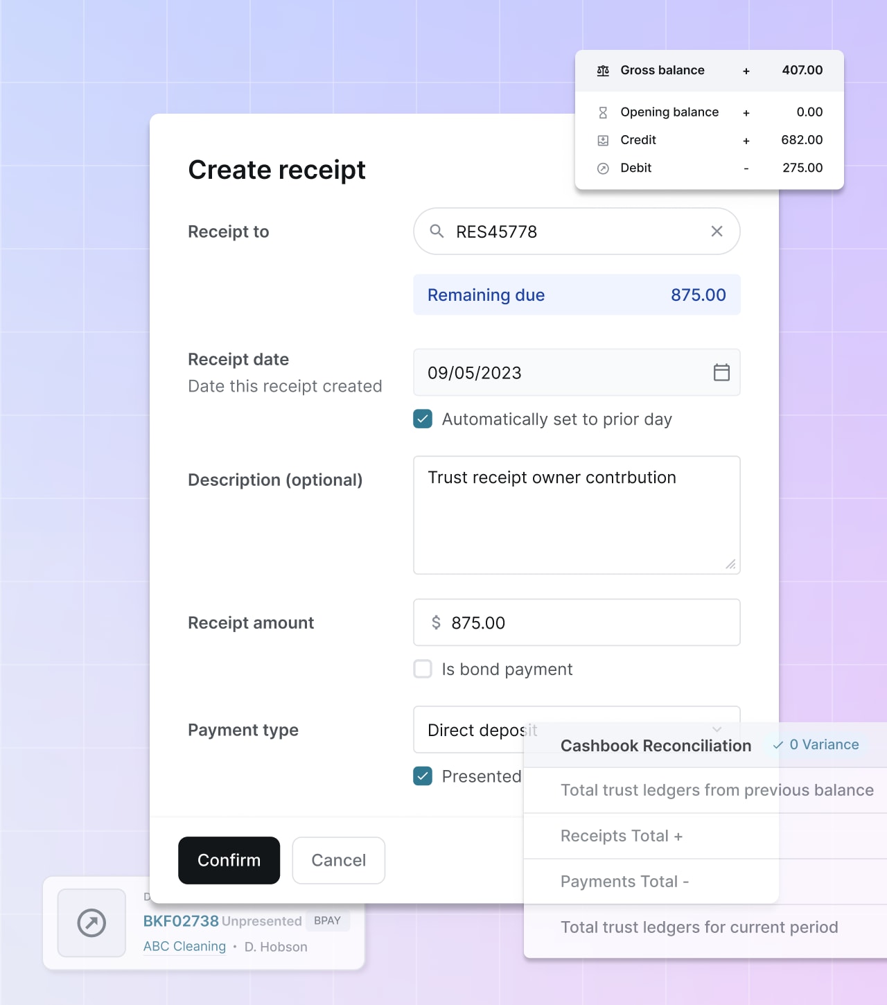 a screenshot of a screen shot of a payment form with a credit card in the center of the screen