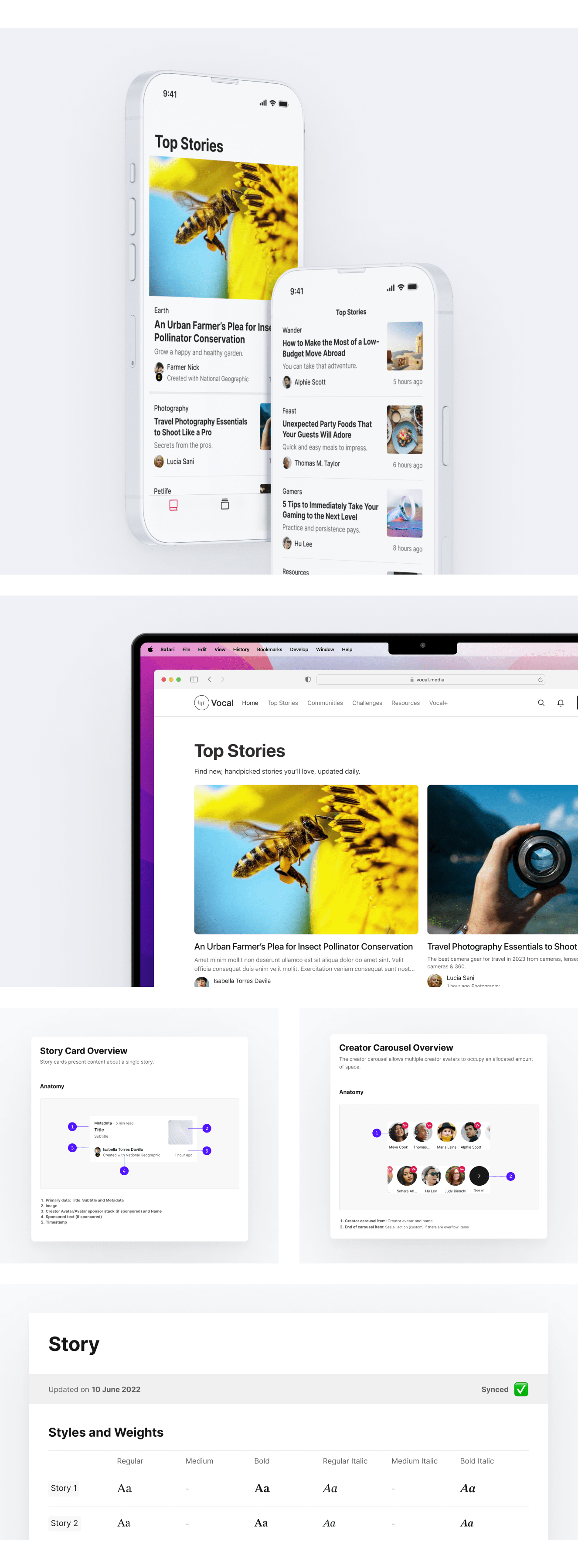 two screens of a yellow flower with a bee on top of it and a purple background with a yellow border