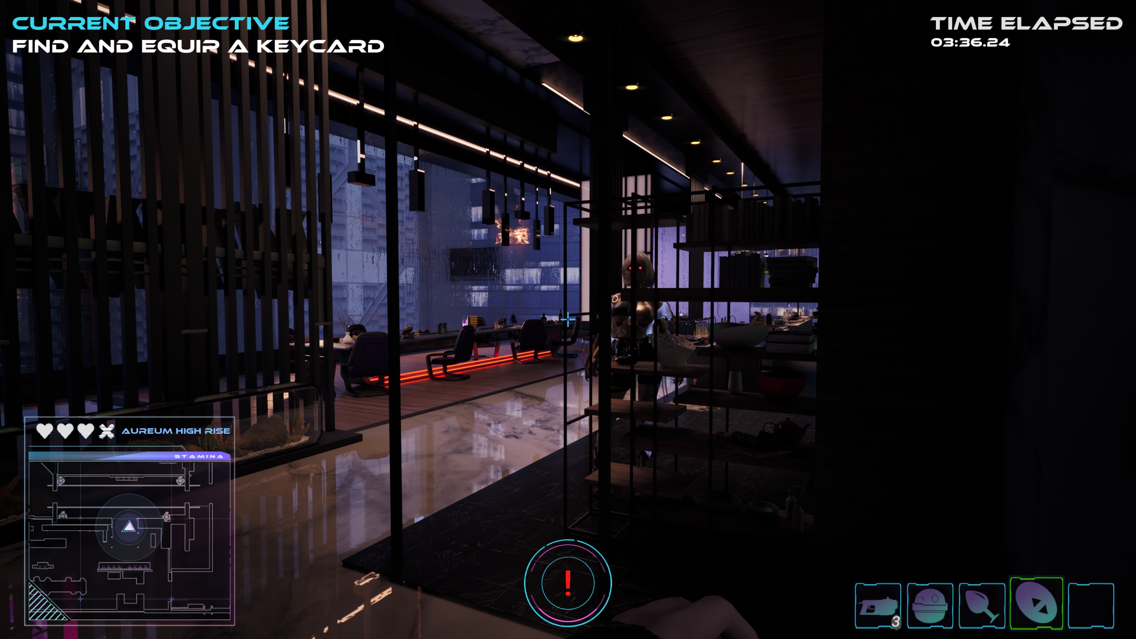 Screenshot of the anime game's gameplay