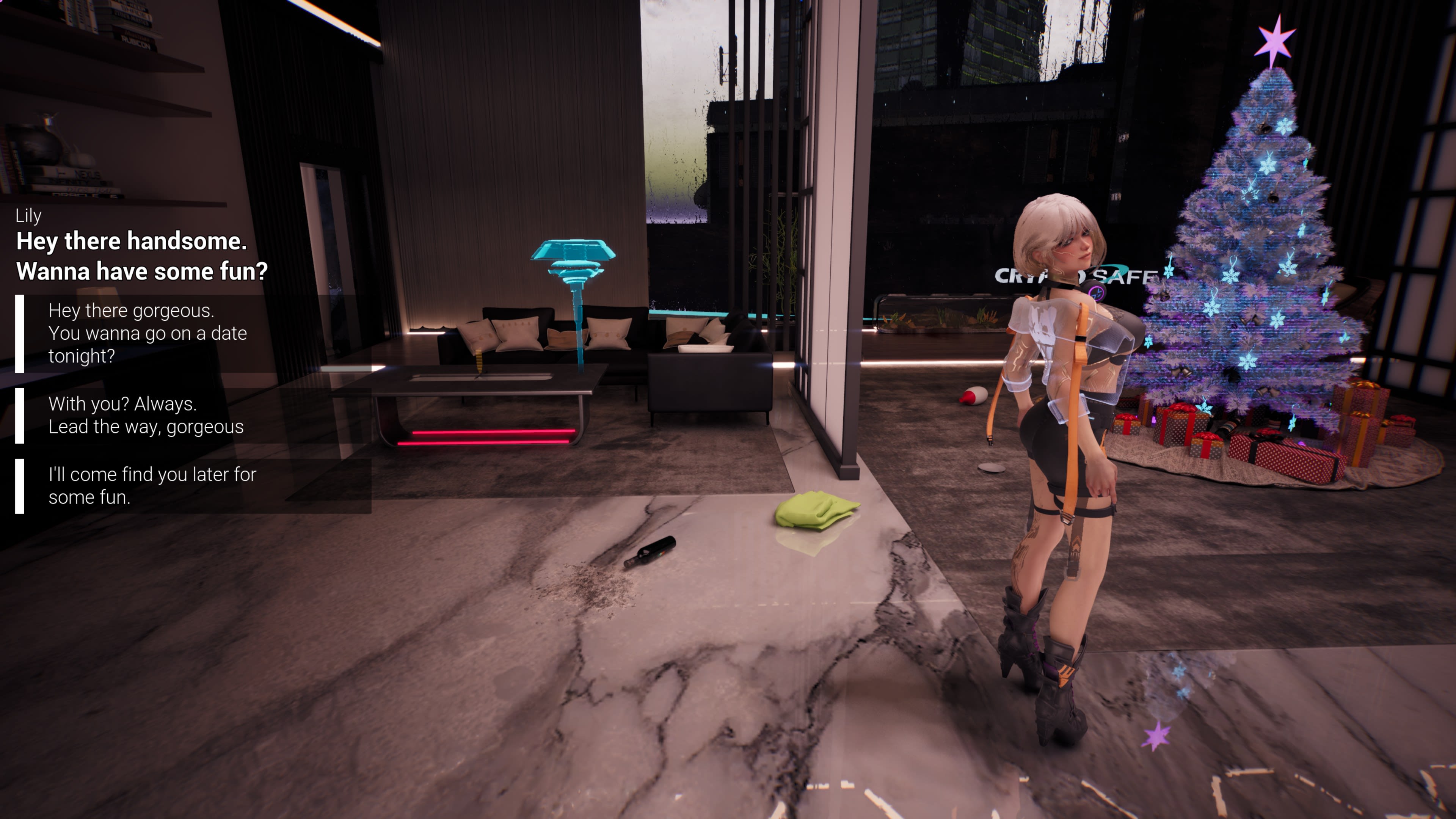 Screenshot of the anime game's gameplay