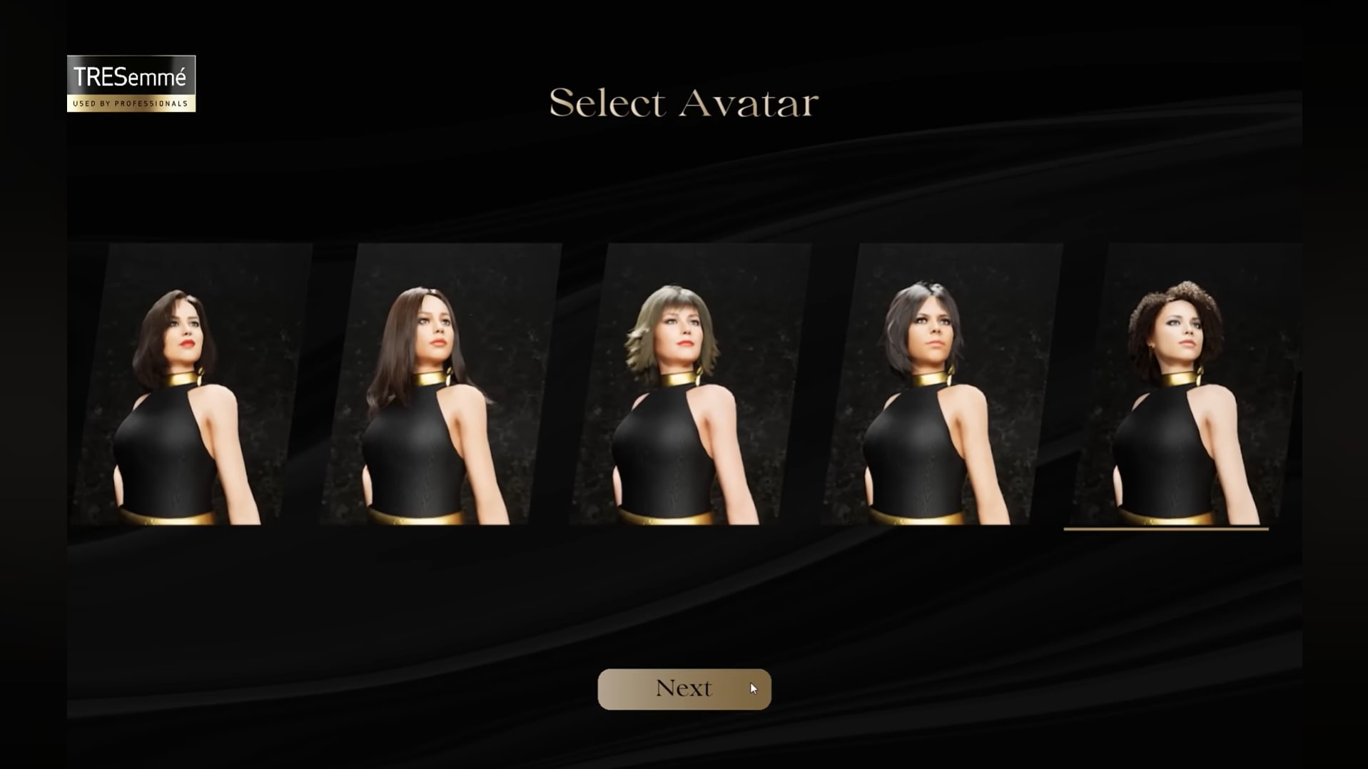 Screenshot of TRESemmé TRESverse.