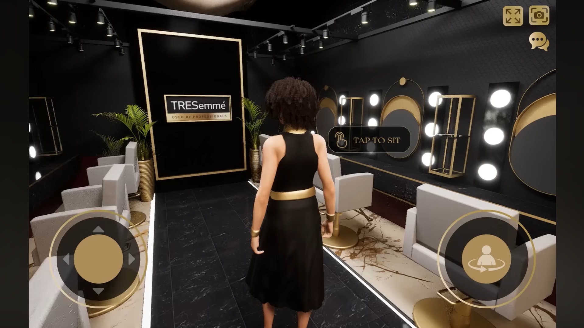 Screenshot of TRESemmé TRESverse.