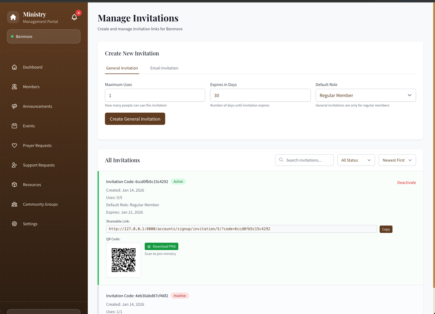 Community groups and events